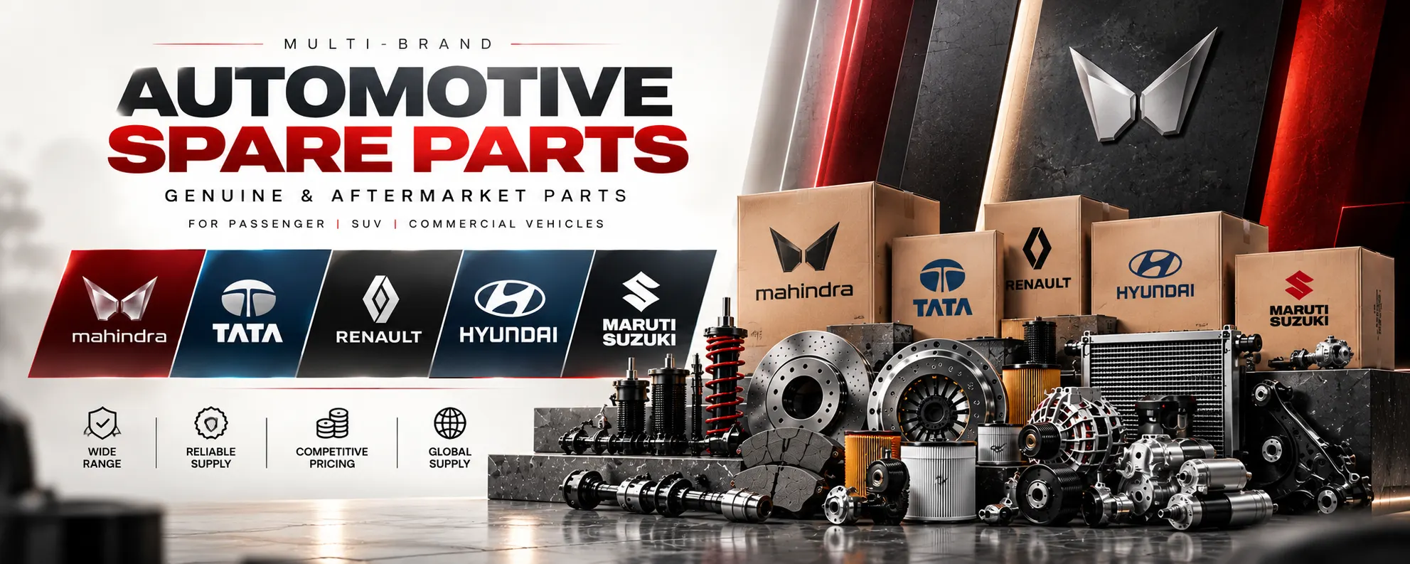 Multi Brand Automotive Spare Parts